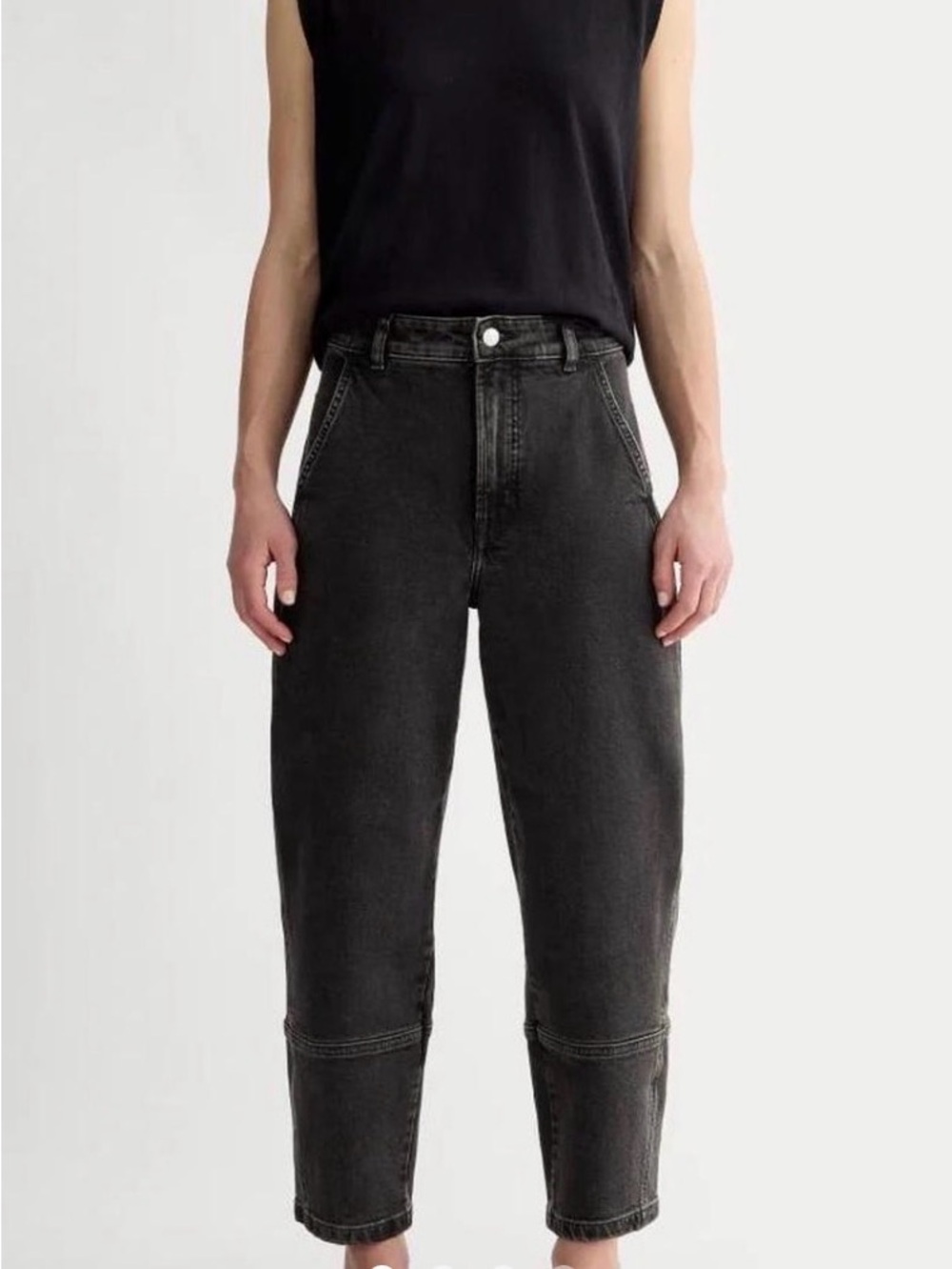 Everlane Utility Barrel Pant in Black